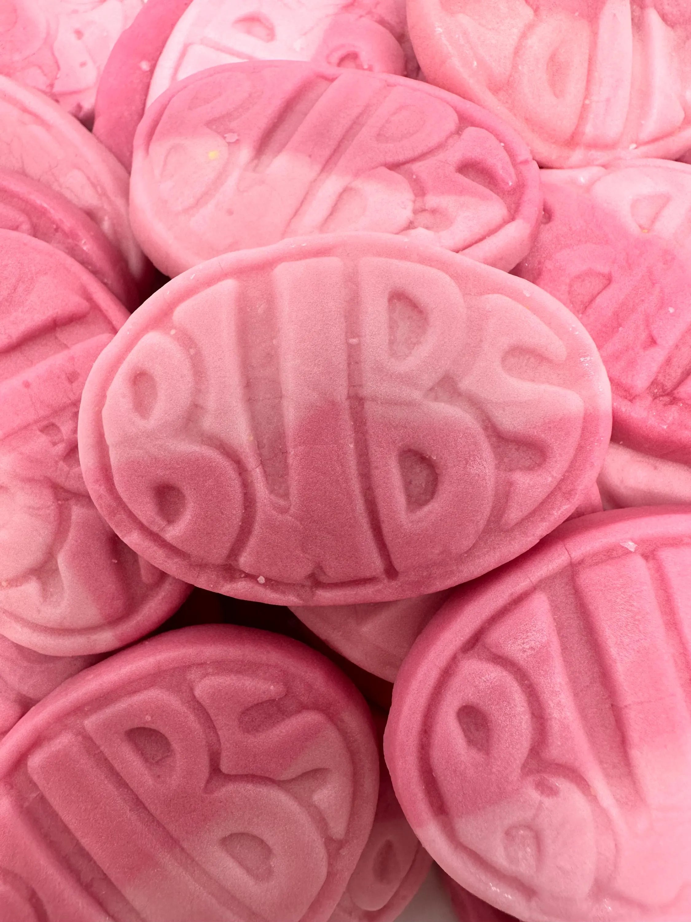 Bubs Strawberry Pomegranate Foam Gummy Ovals, Vegan