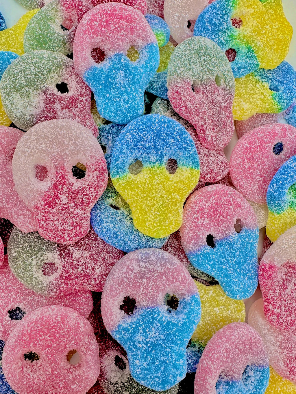Swedish Sour Skulls Mix - Mix of Sour Sanded Gummies