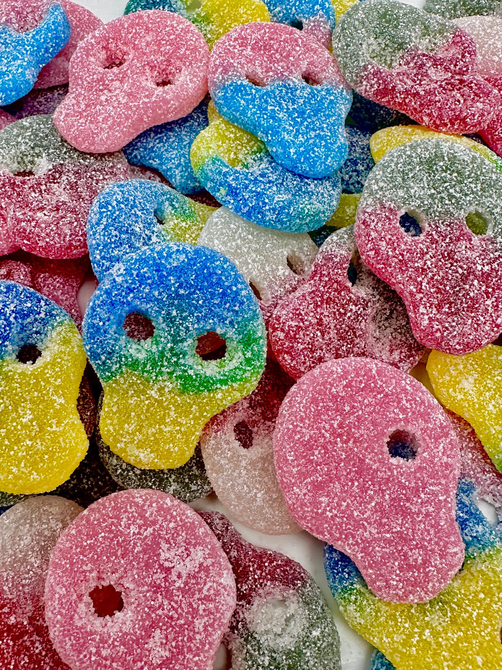 Swedish Sour Skulls Mix - Mix of Sour Sanded Gummies
