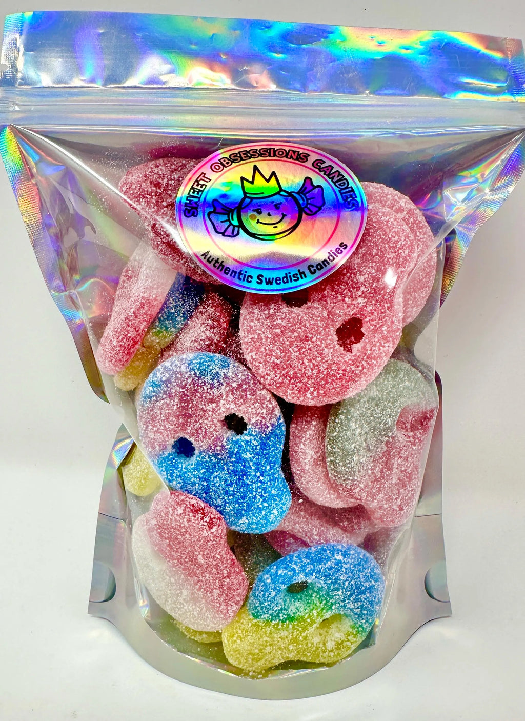 Swedish Sour Skulls Mix - Mix of Sour Sanded Gummies