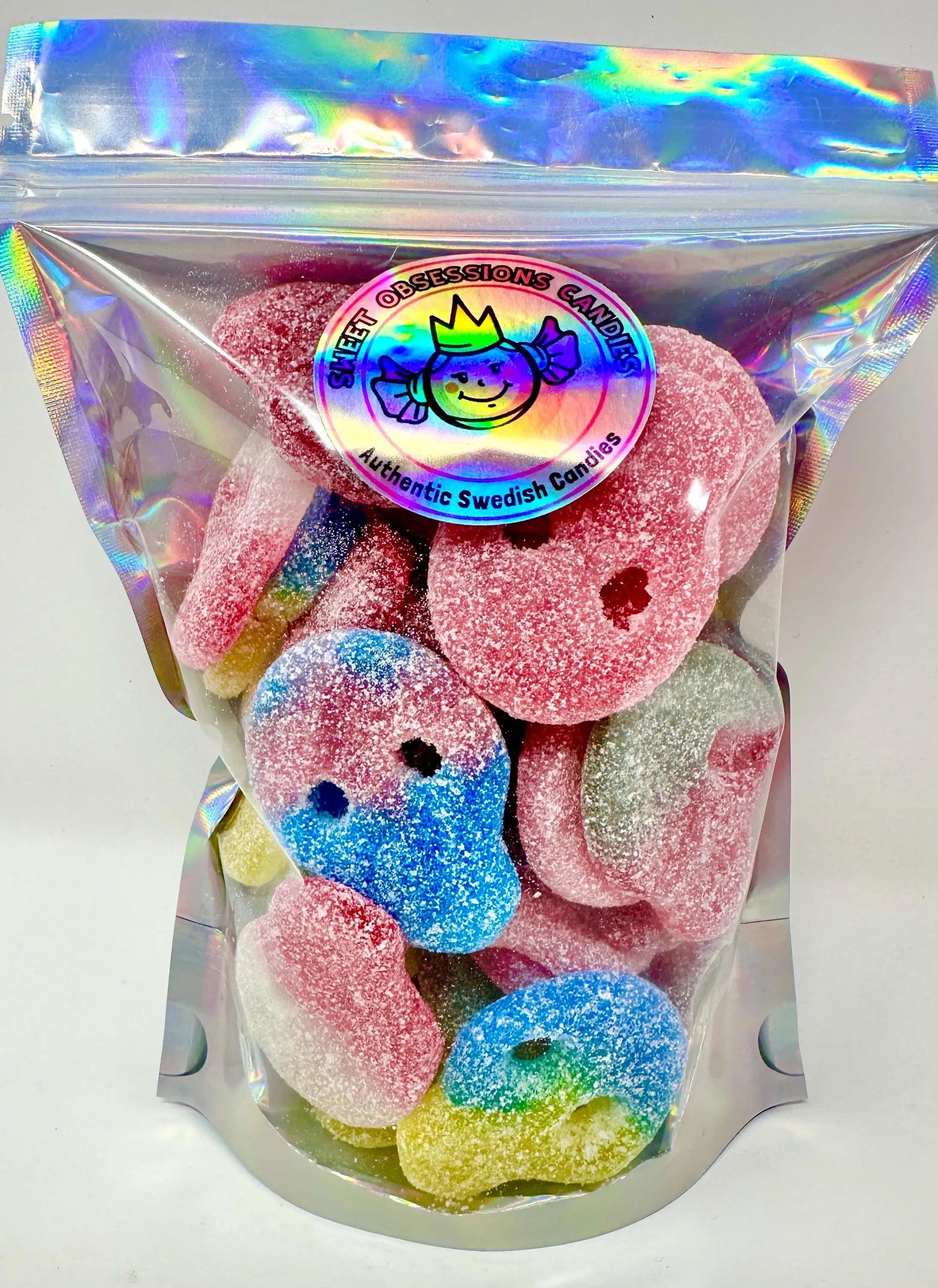 Swedish Sour Skulls Mix - Mix of Sour Sanded Gummies