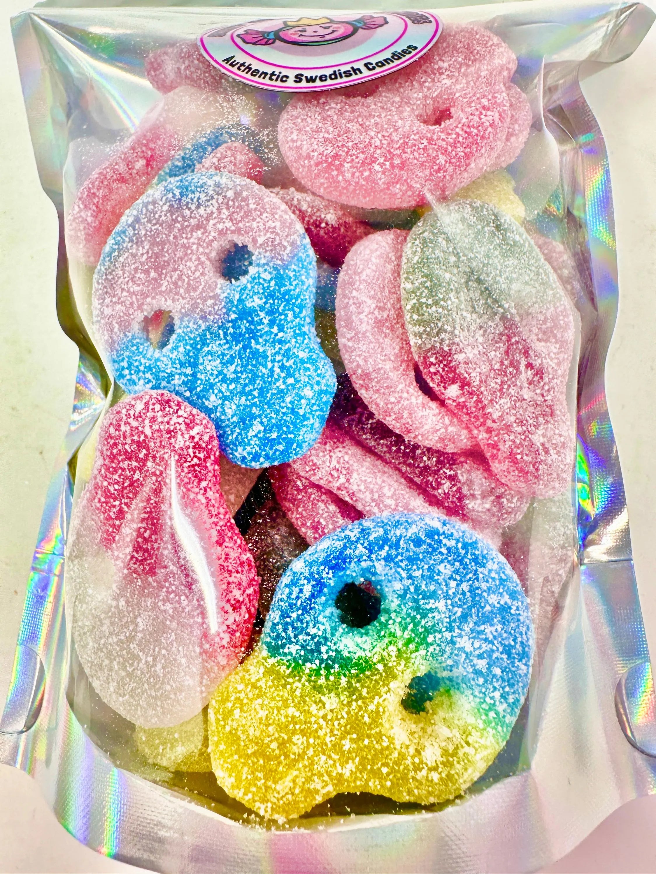 Swedish Sour Skulls Mix - Mix of Sour Sanded Gummies