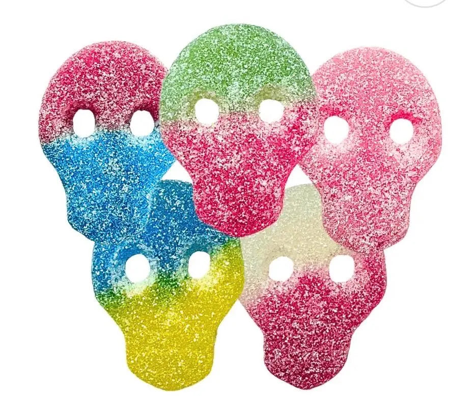 Swedish Sour Skulls Mix - Mix of Sour Sanded Gummies