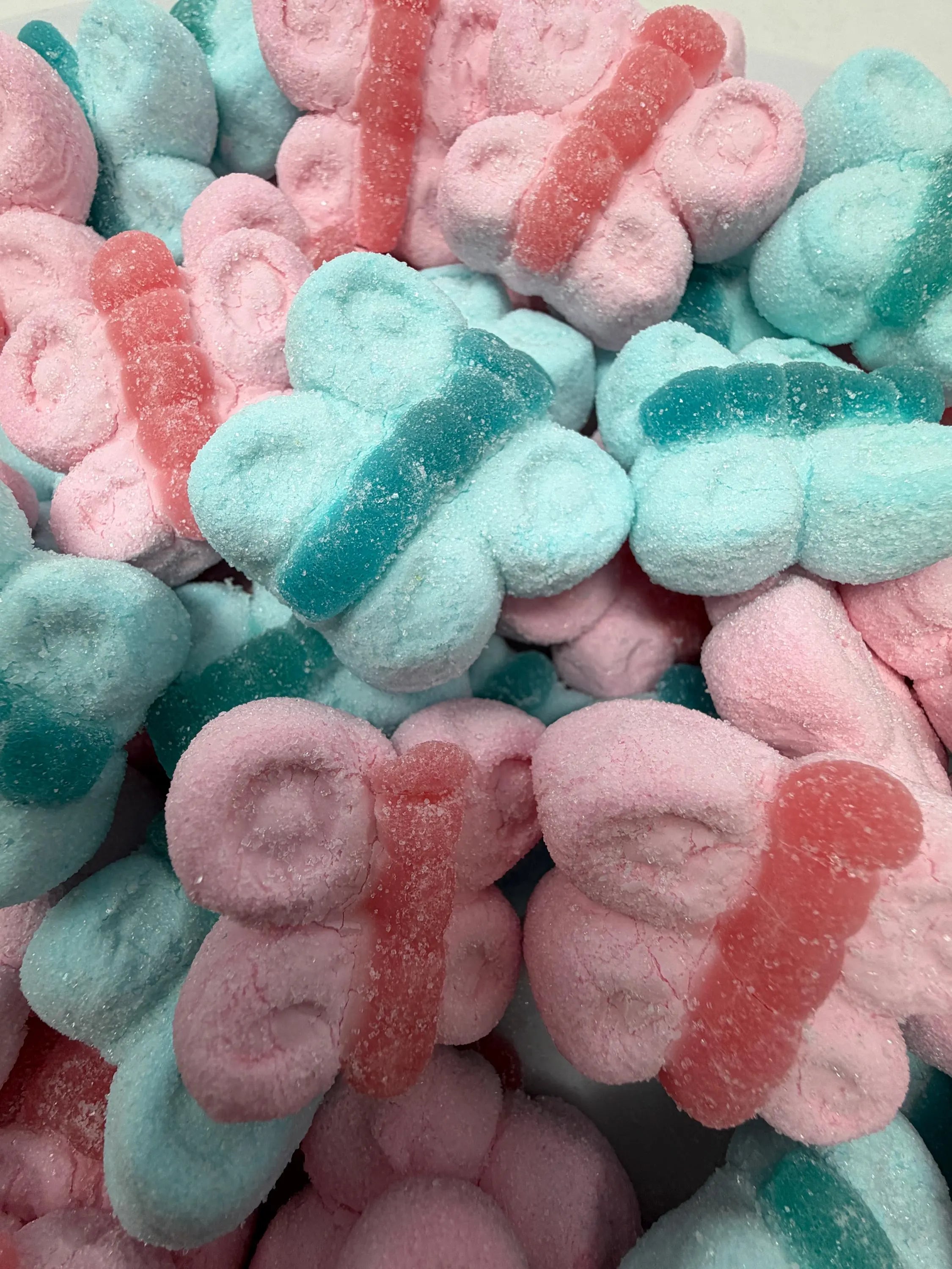 Swedish Butterfly Marshmallows – Soft Strawberry Marshmallows