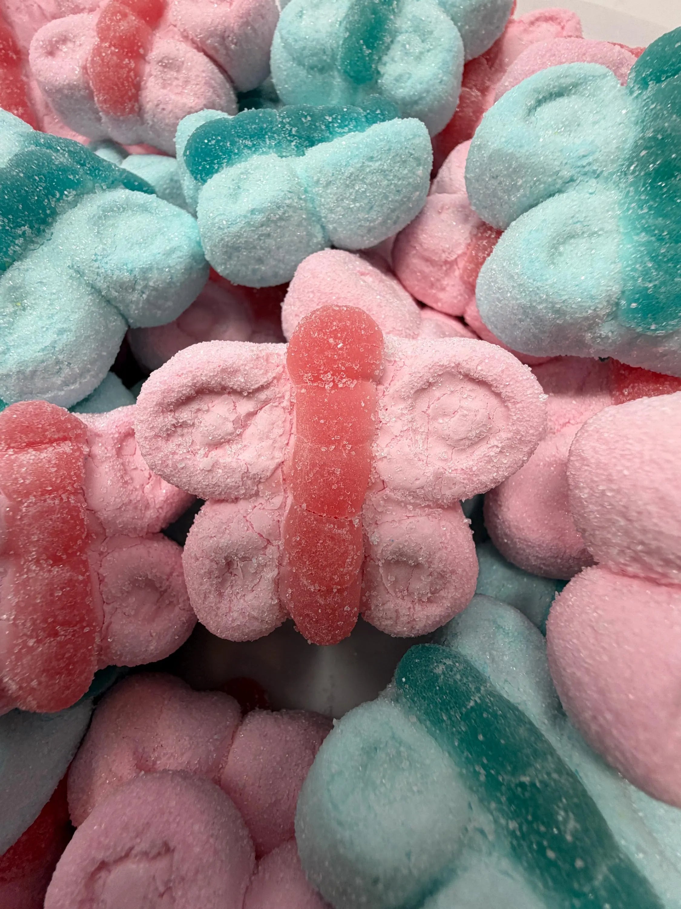 Swedish Butterfly Marshmallows – Soft Strawberry Marshmallows
