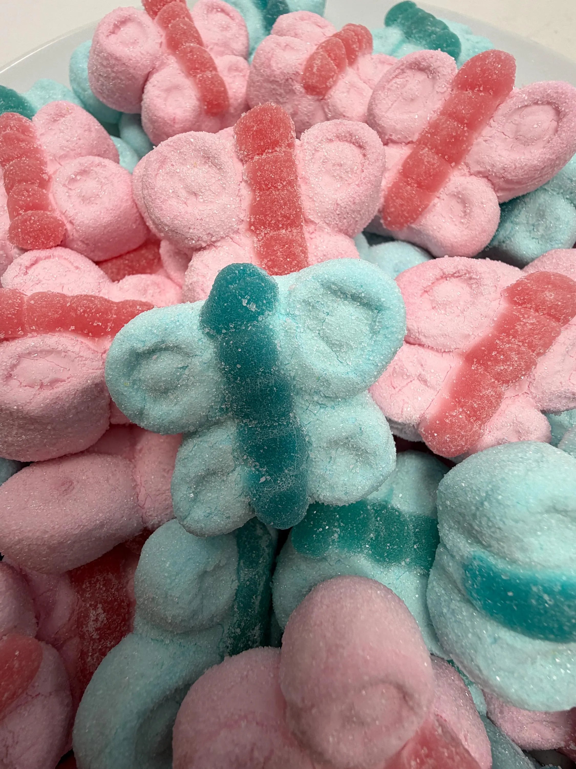 Swedish Butterfly Marshmallows – Soft Strawberry Marshmallows