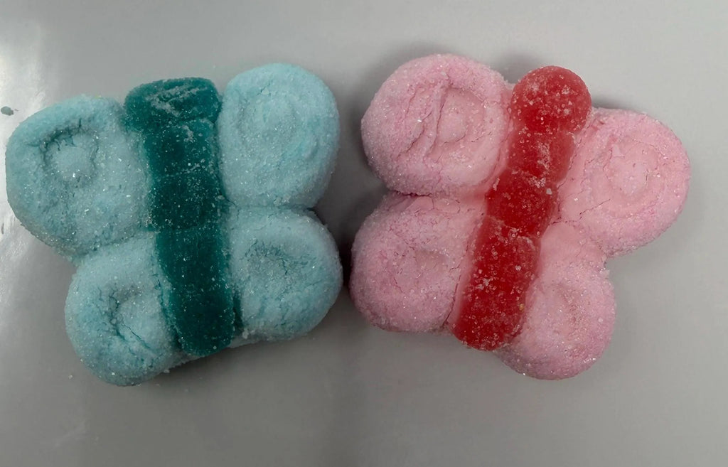 Swedish Butterfly Marshmallows – Soft Strawberry Marshmallows