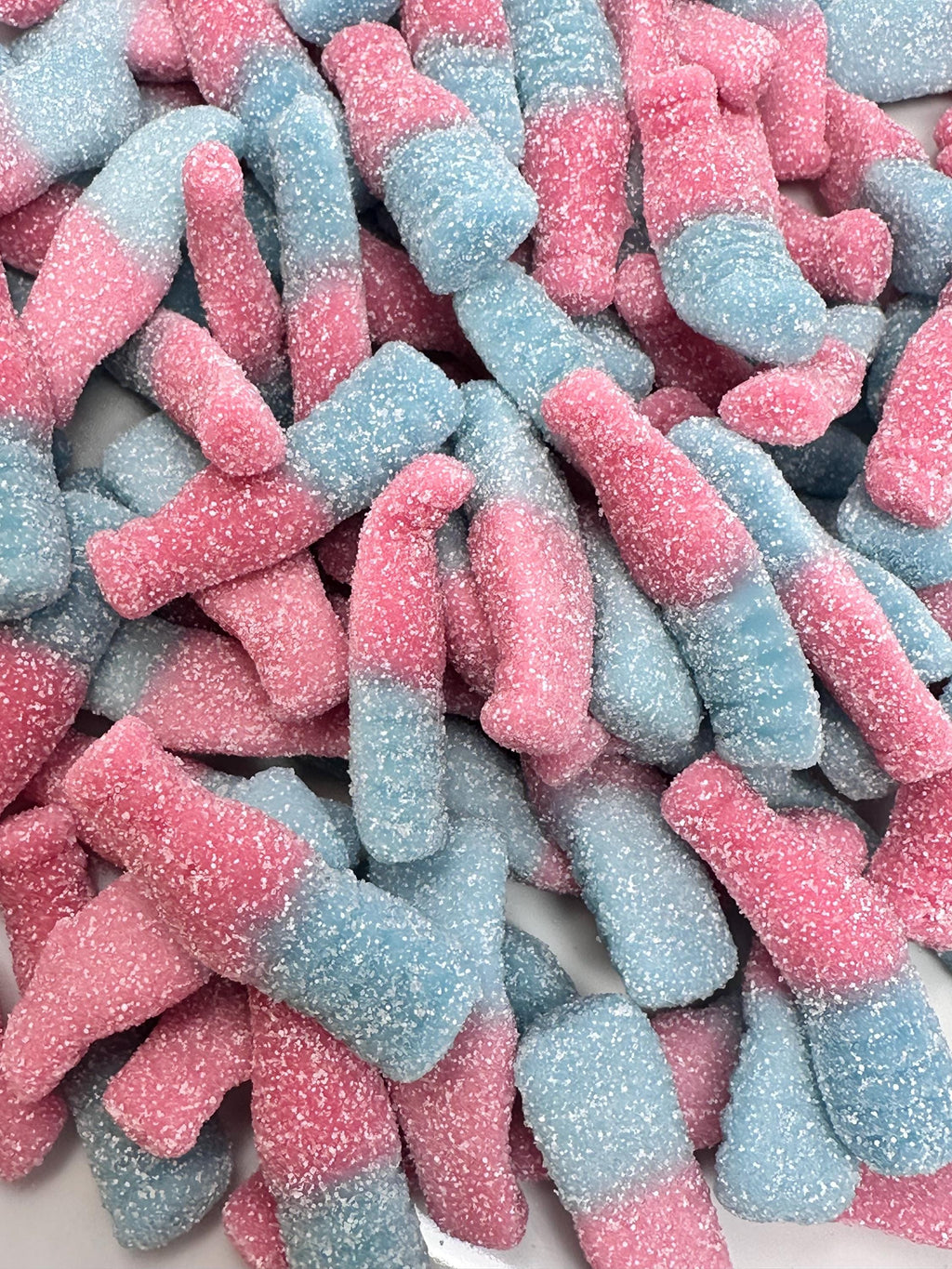 Swedish Bubblegum Fizzypop Bottles: Sour Fizzy Candy