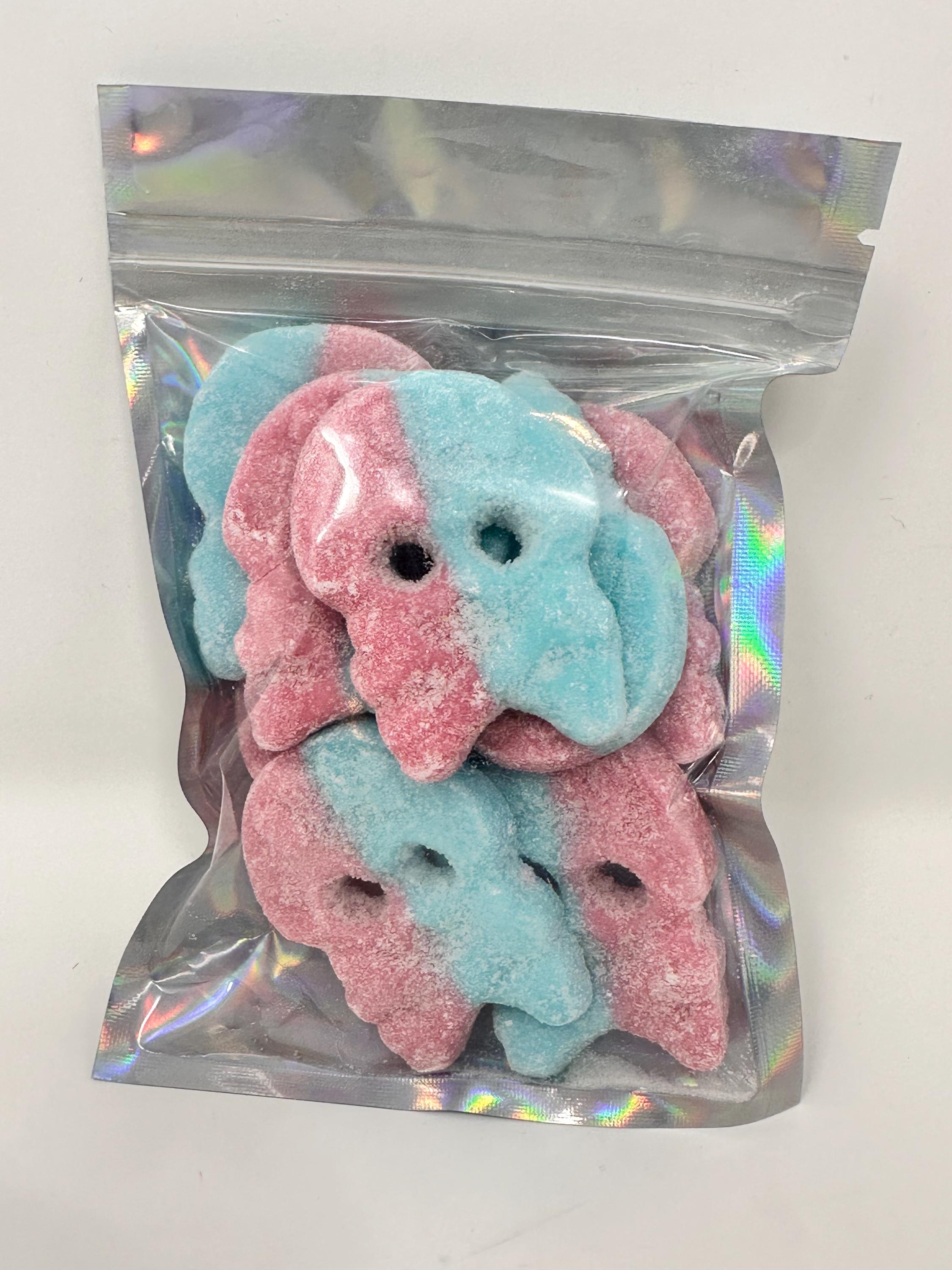 Bubs Swedish Fizzy Sour Bubblegum Skully Candy
