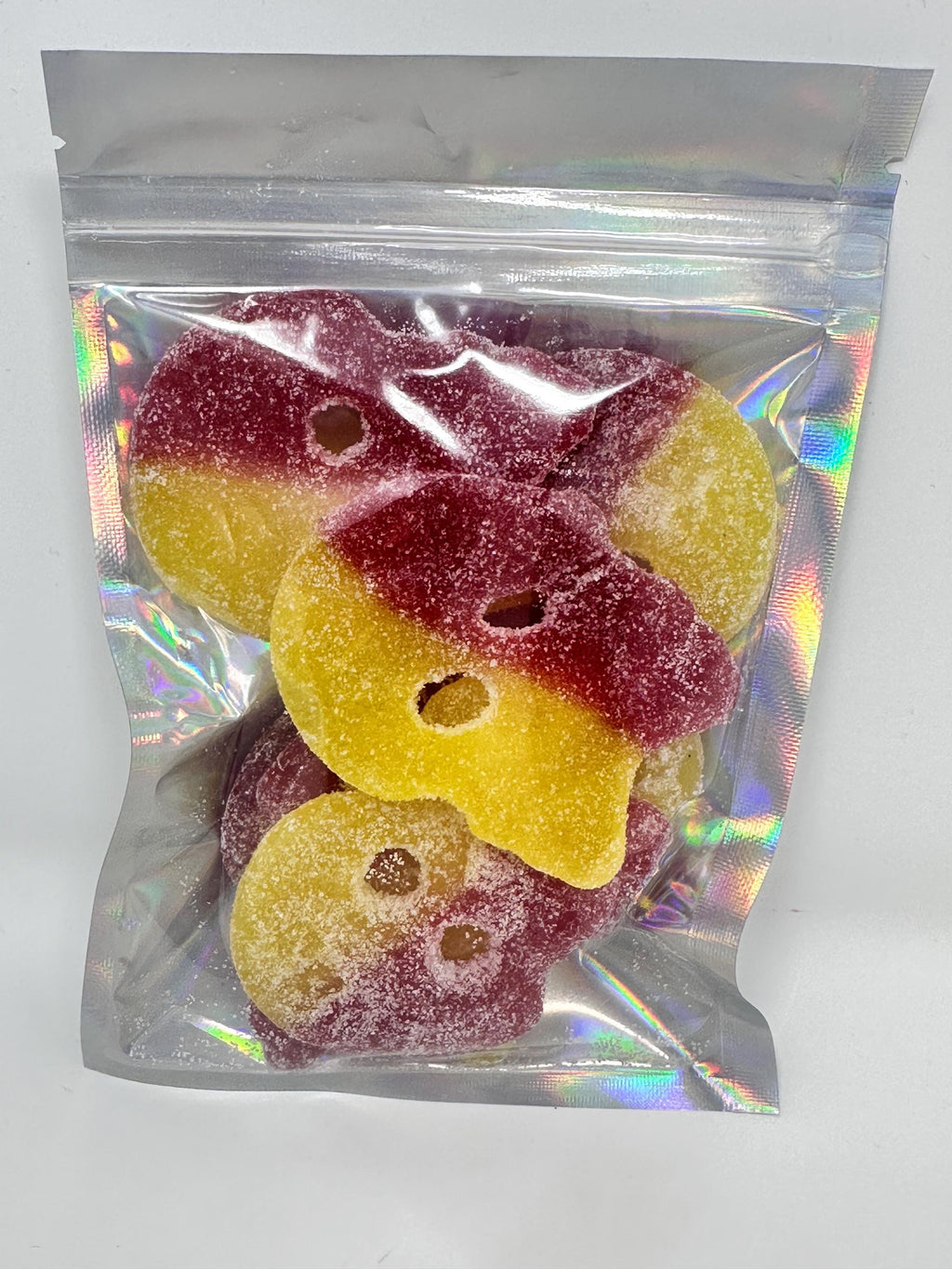 Bubs Swedish Sour Skully Candy: Raspberry-Lemon Fizzy Skulls