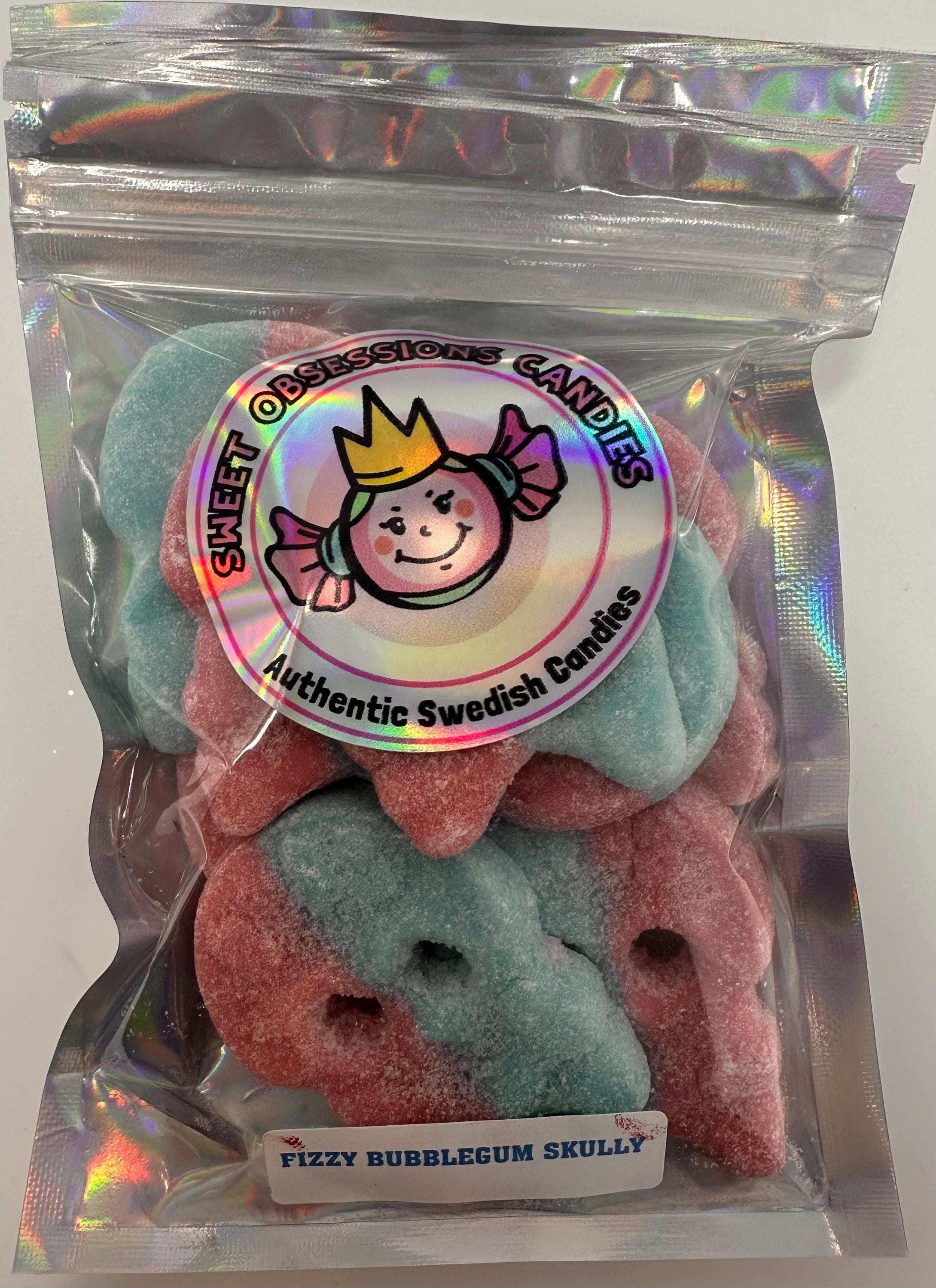 Bubs Swedish Fizzy Sour Bubblegum Skully Candy