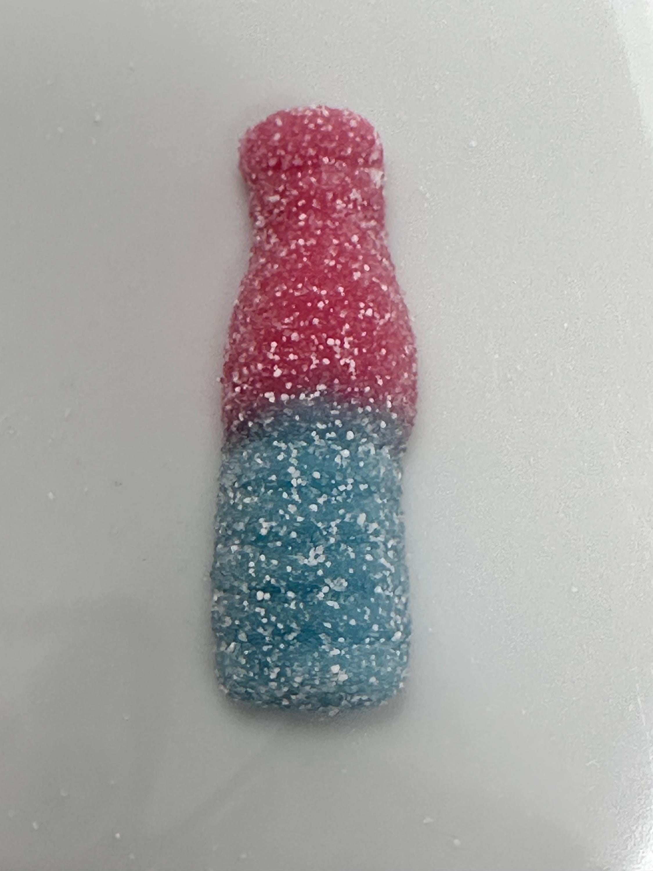 Swedish Bubblegum Fizzypop Bottles: Sour Fizzy Candy