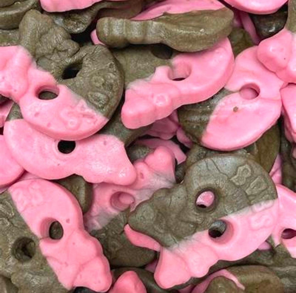Bubs Swedish Raspberry Licorice Foam Skulls: Vegan Candy