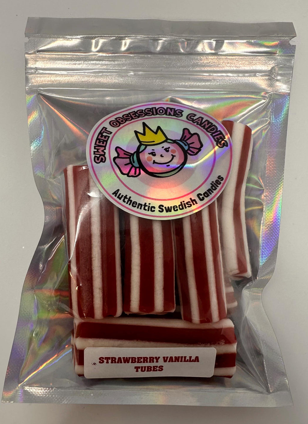 Swedish Strawberry Vanilla Licorice Tubes