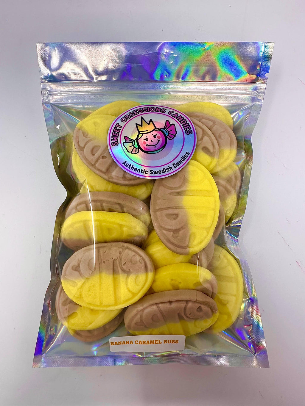 Bubs Swedish Candy: Banana Caramel Vegan Gummy Candy