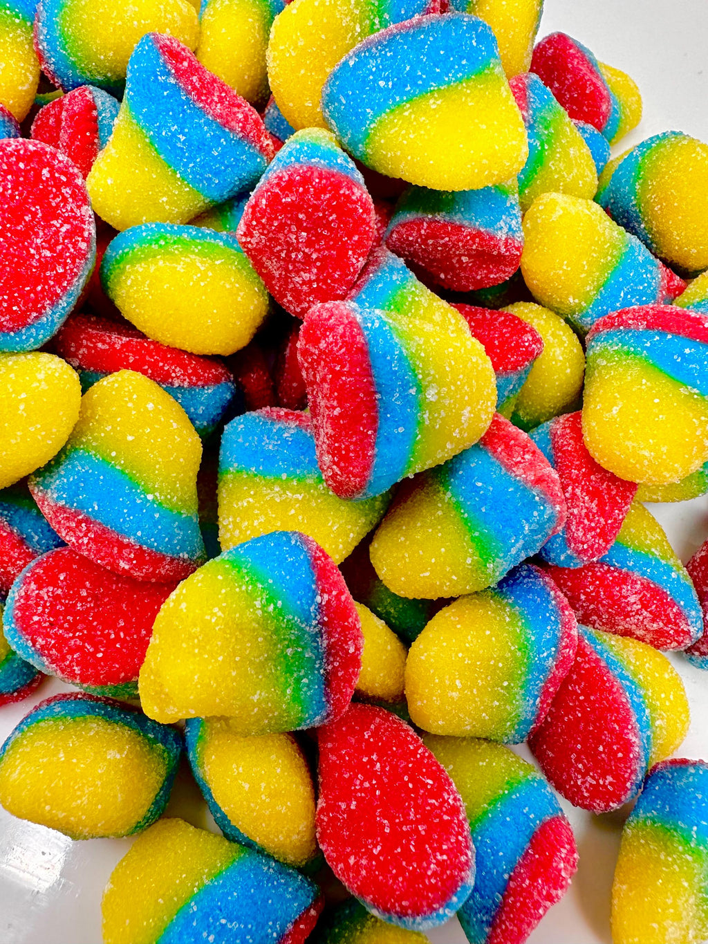 Swedish Tropical Gummy Drops: Sugared Fruit Candy