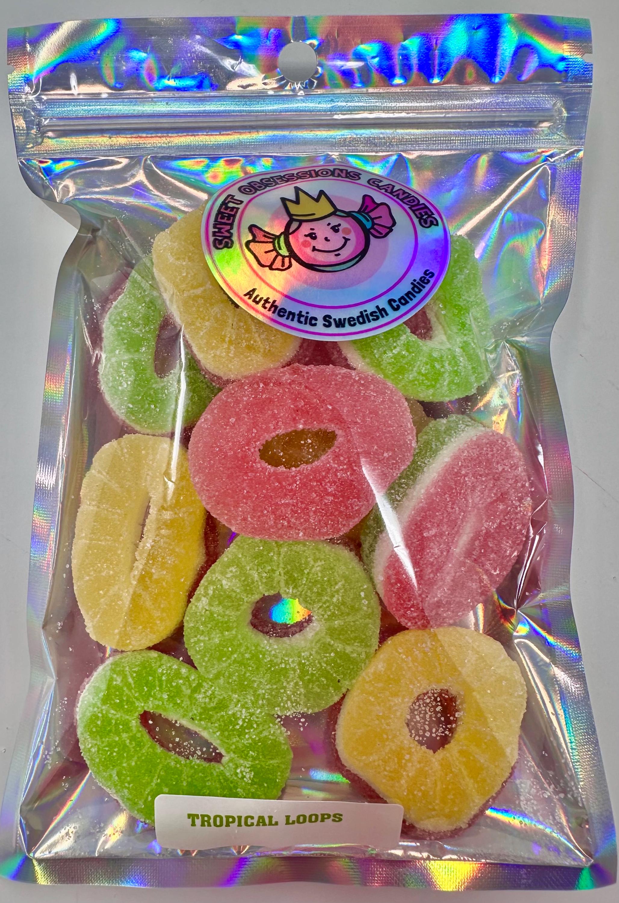 Tropical Gummy Loops: Cherry Limeade & Strawberry Pineapple