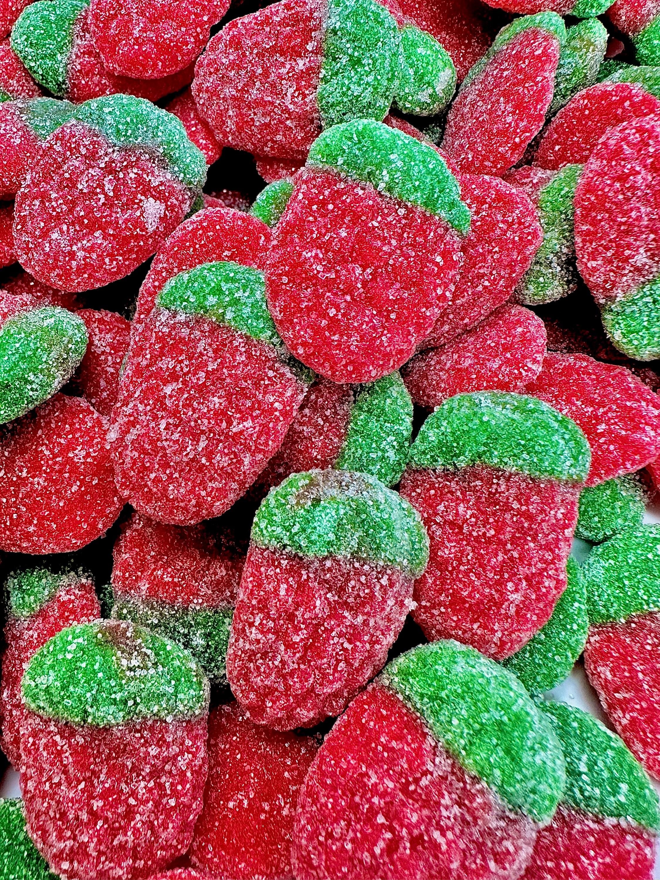 Sour Wild Strawberries, Strawberry Gummy, Swedish Candy, Custom Candy