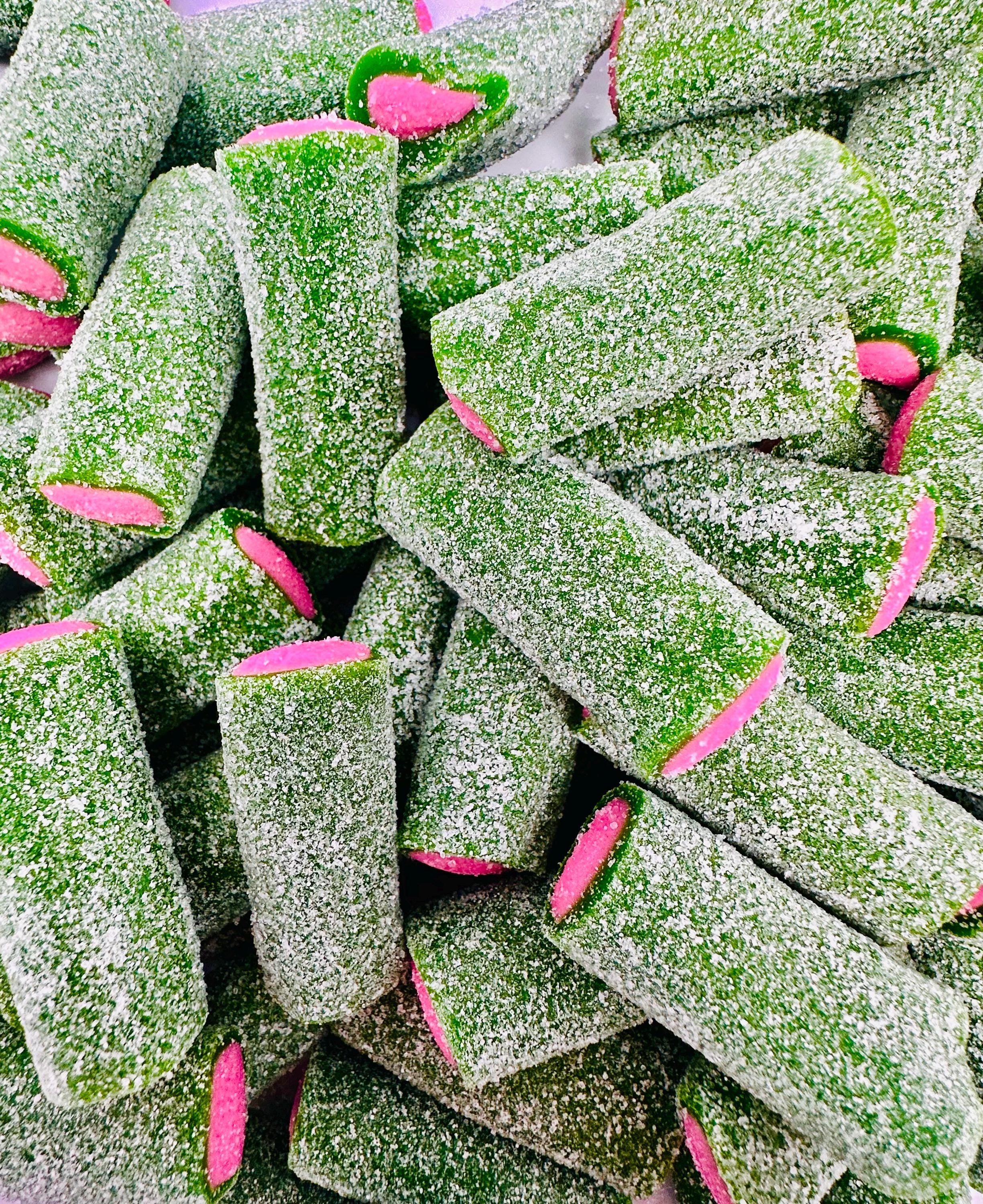 Sour Watermelon Licorice Tubes: Tangy Candy Treat