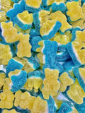 Swedish Blackberry Cheesecake Gummy Bears: Chubby 3-Layer Candy