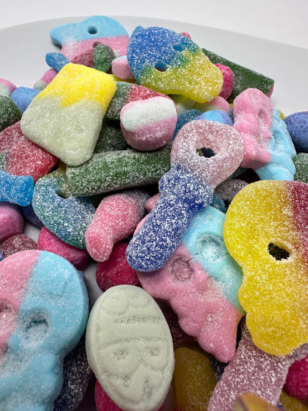 Sweet Obsessions SOUR Mix: Our most popular sour swedish candies, including Bubs and Skullys!