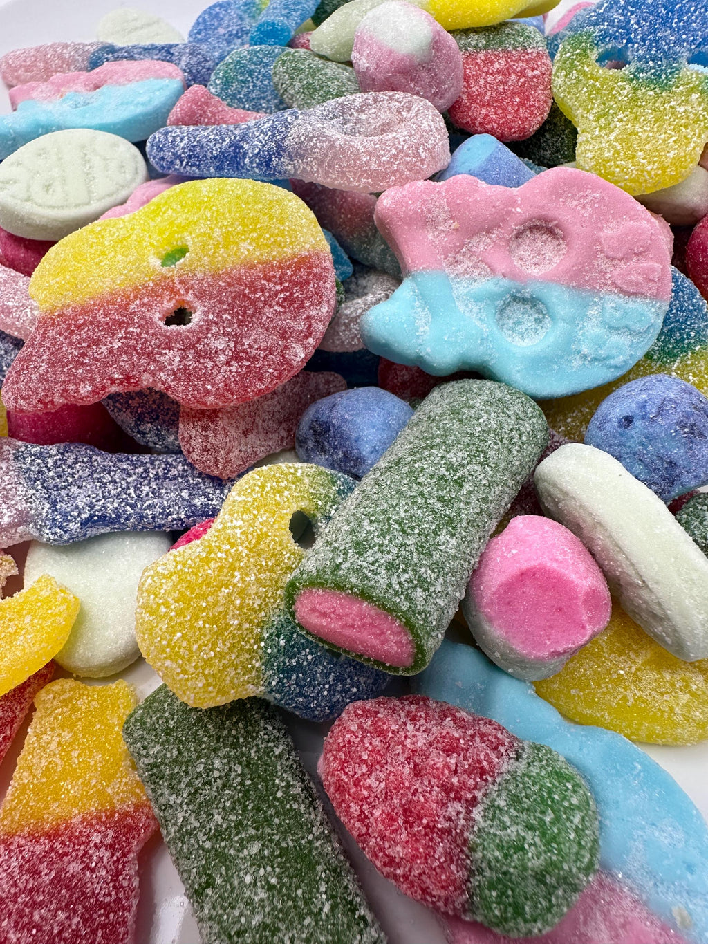 Sweet Obsessions SOUR Mix: Our most popular sour swedish candies, including Bubs and Skullys!