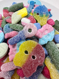Sweet Obsessions SOUR Mix: Our most popular sour swedish candies, including Bubs and Skullys!