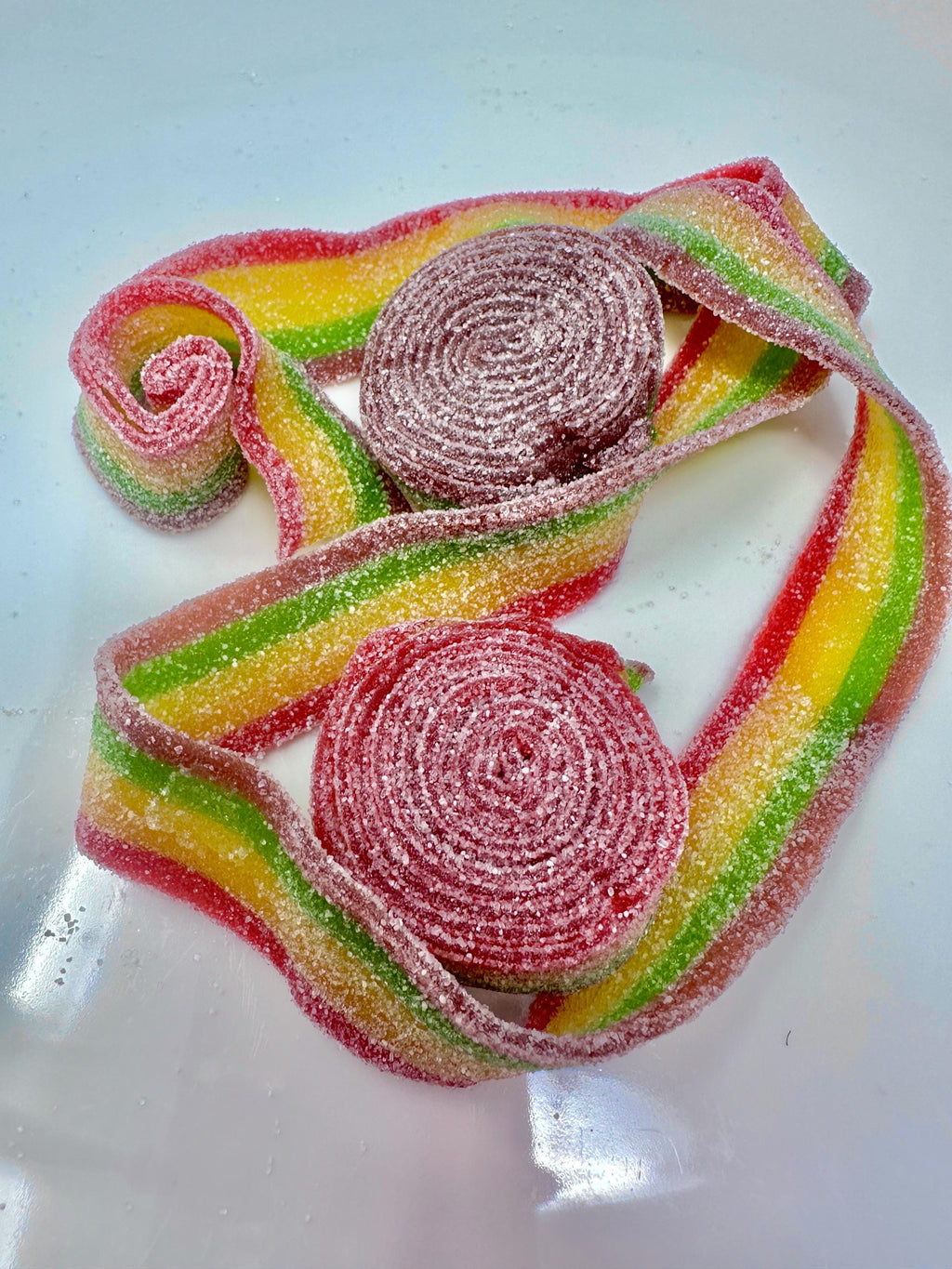 Swedish Sour Gummy Rainbow Rolls: Fruity Candy