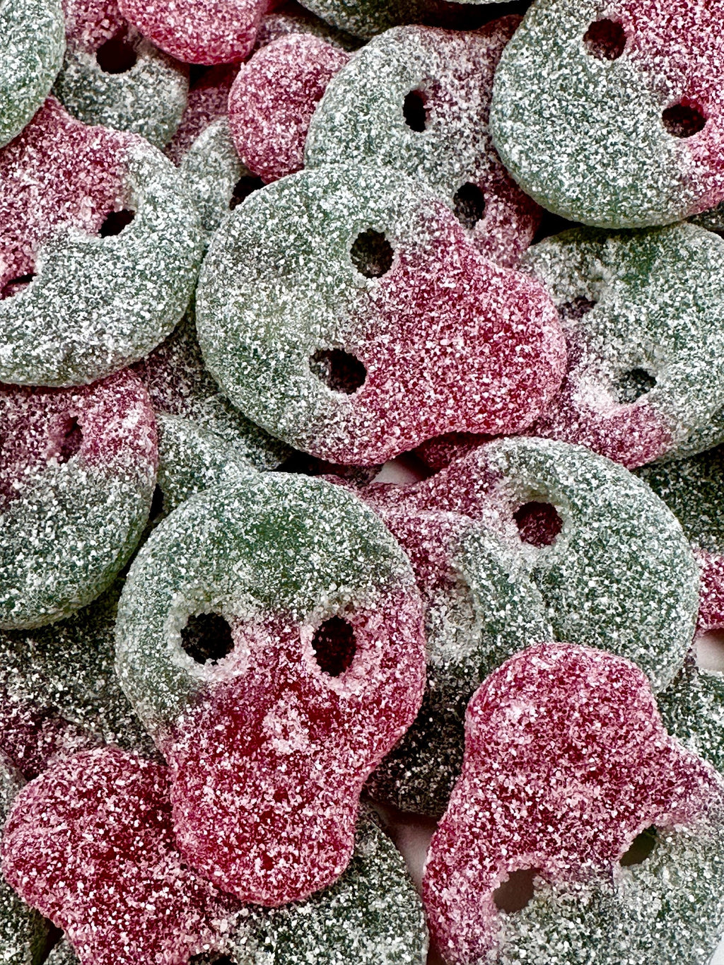 Vegan Sour Watermelon Skull Gummies - Swedish Candy