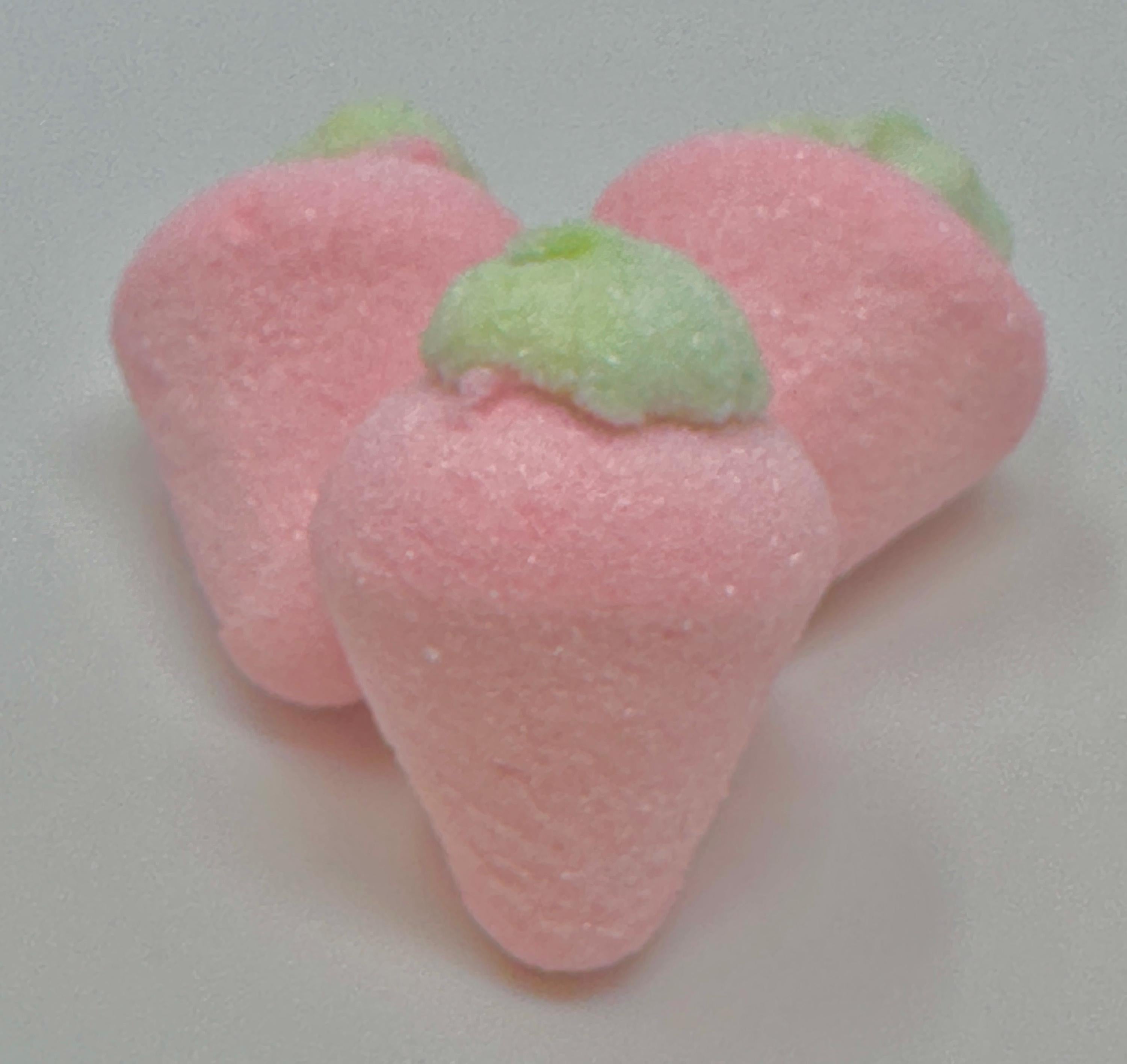 Jumbo Strawberry Marshmallows: Sugar-Coated Candy