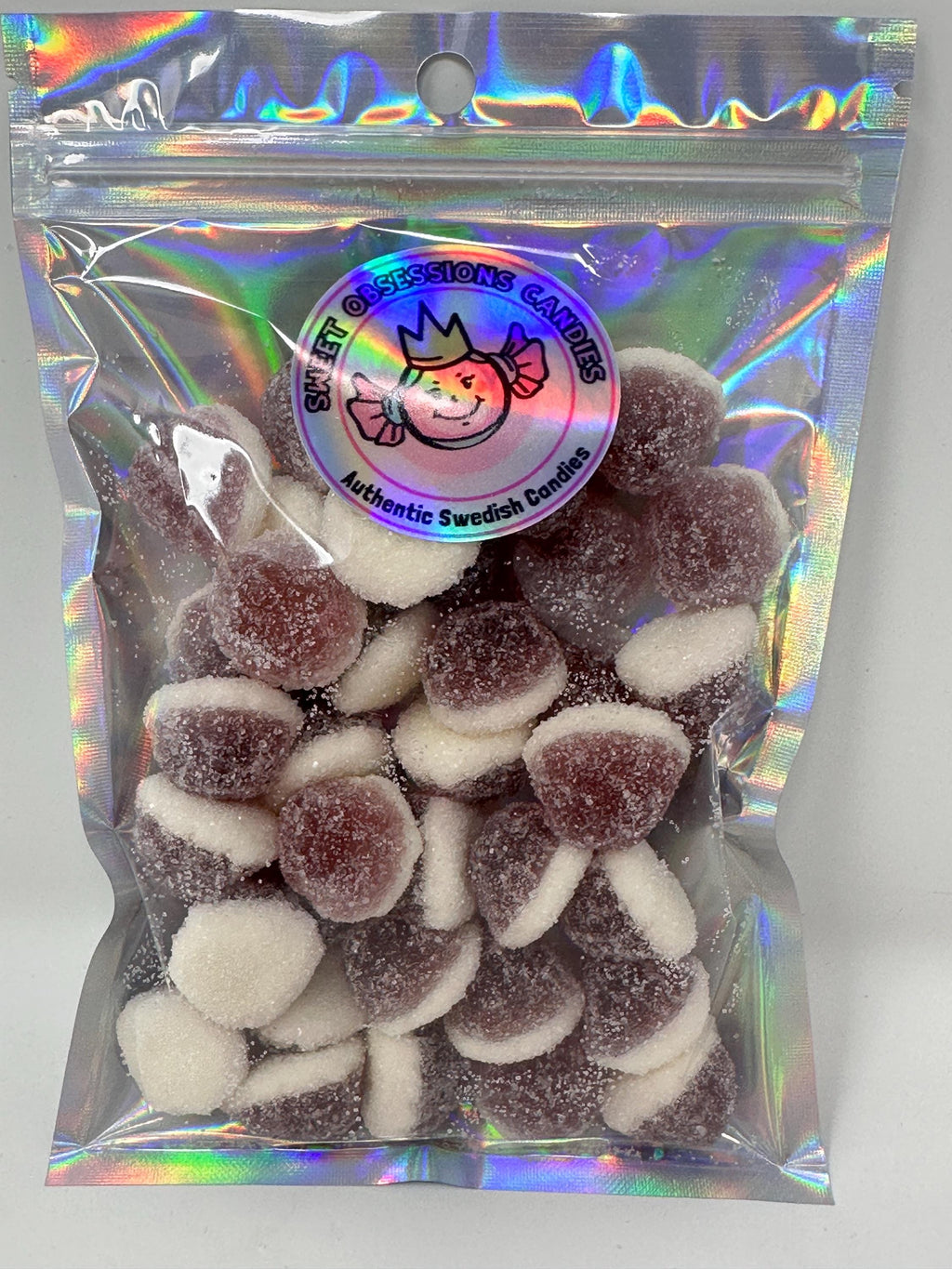 Blackcurrant Vanilla Gummy Drops: Swedish Gluten-Free Candy