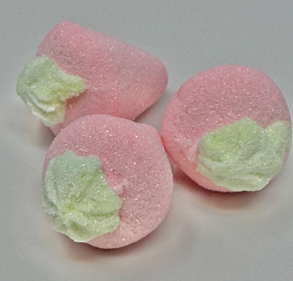 Jumbo Strawberry Marshmallows: Sugar-Coated Candy