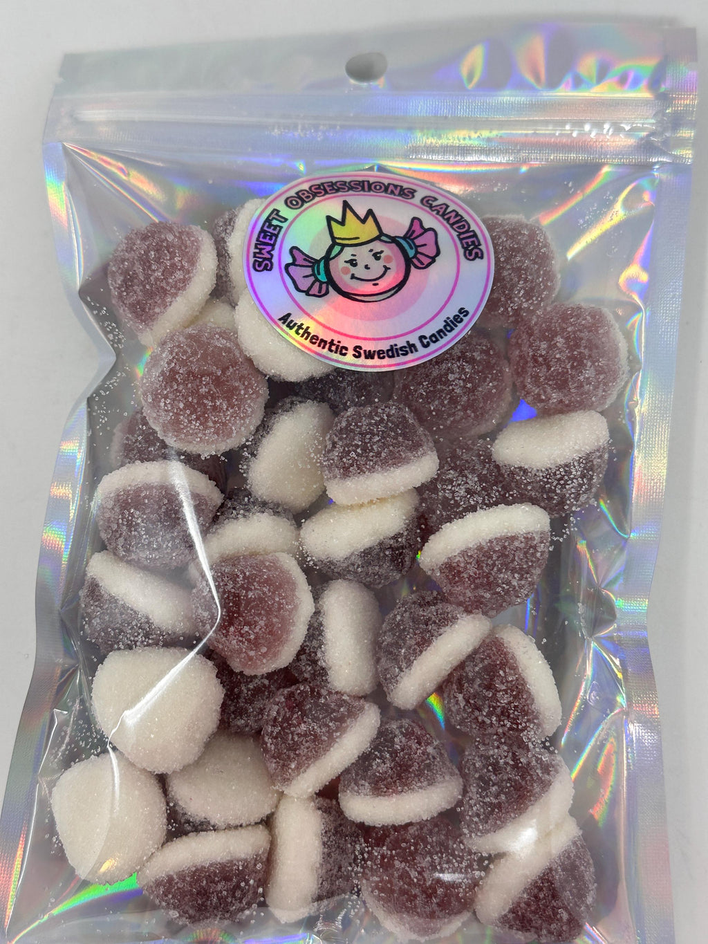 Blackcurrant Vanilla Gummy Drops: Swedish Gluten-Free Candy