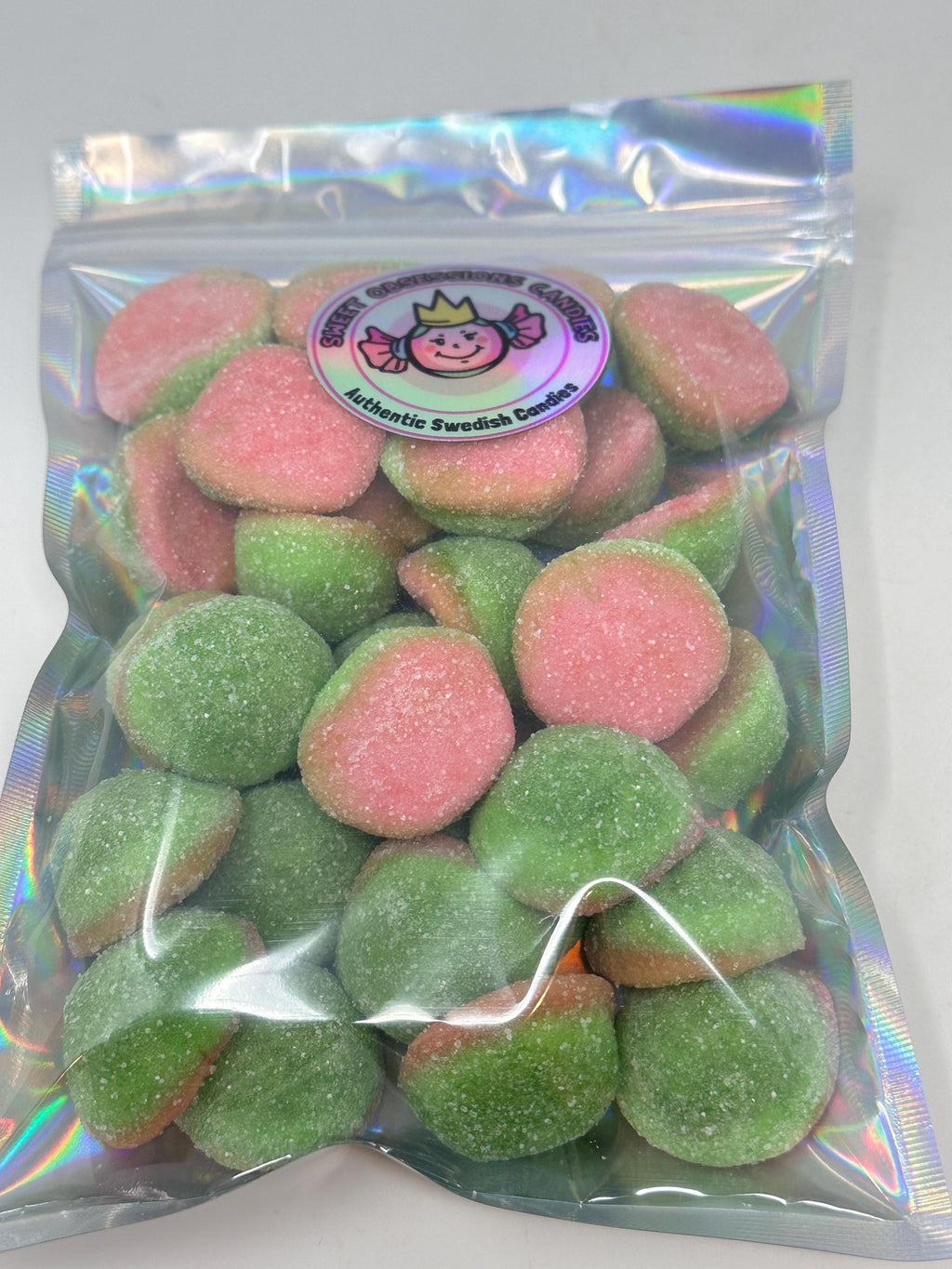 Swedish Sour Watermelon Gummy Candy Bombs: Fizzy Melon Treat