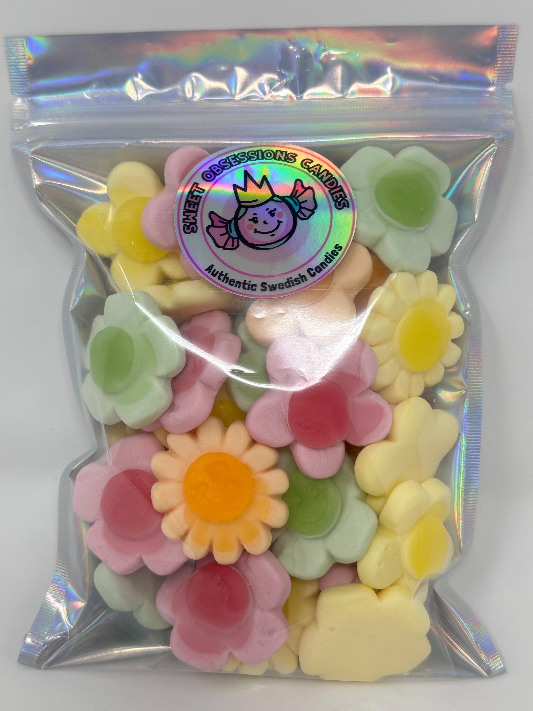 Swedish Fruit Flavored Gummi Flowers: Marshmallow Candy Treats