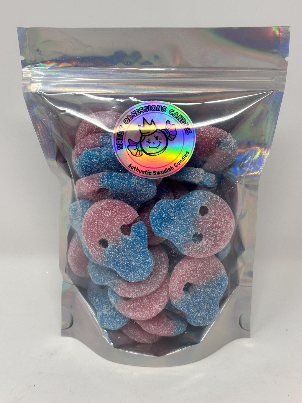 Fizzy Bubblegum Skulls: Swedish Sour Gummy Candy