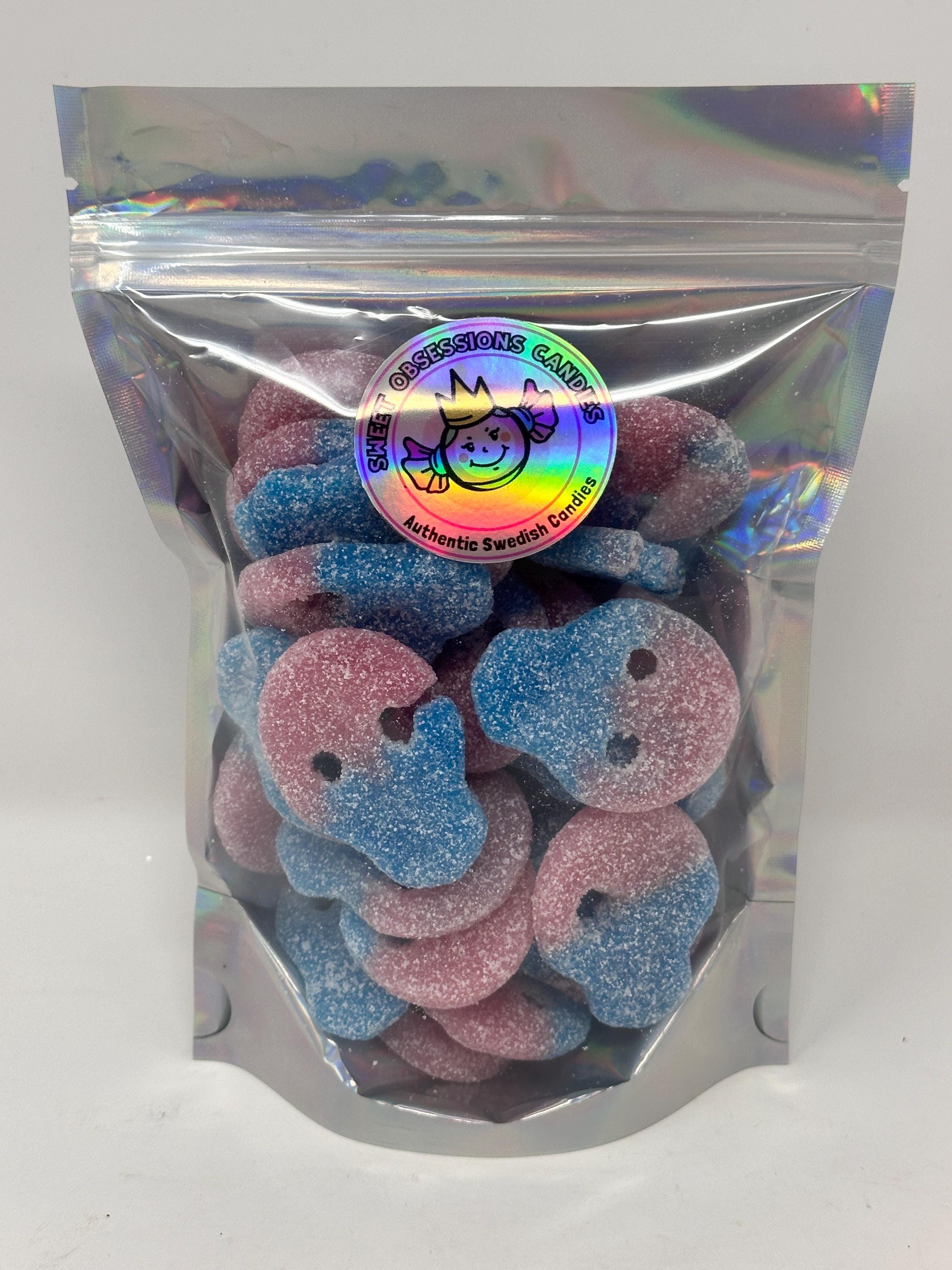 Fizzy Bubblegum Skulls: Swedish Sour Gummy Candy