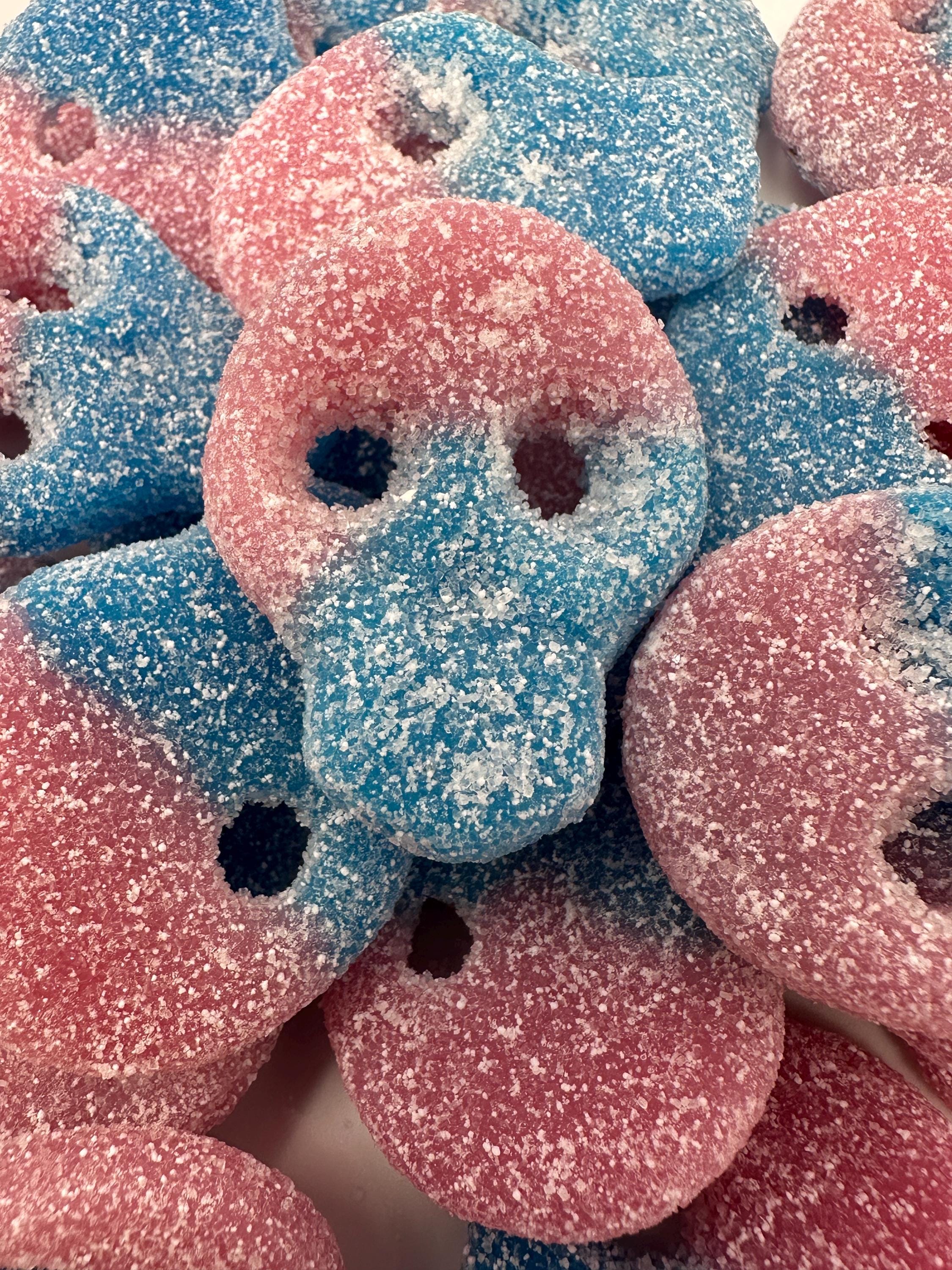 Fizzy Bubblegum Skulls: Swedish Sour Gummy Candy