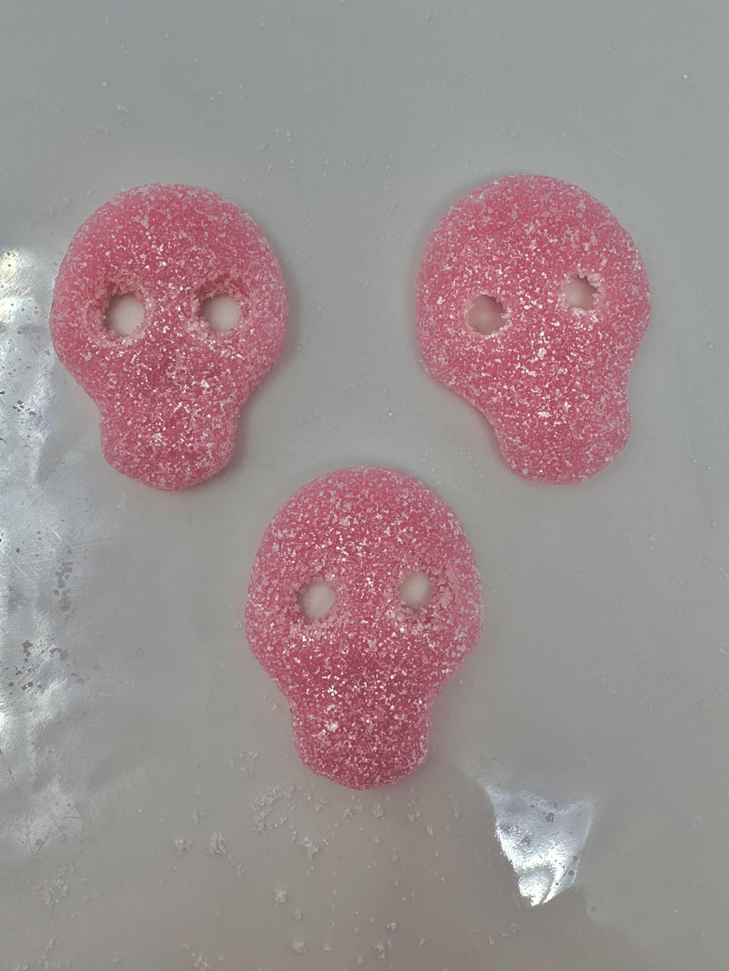 Sour Raspberry Strawberry Skull Gummies: Swedish Candy