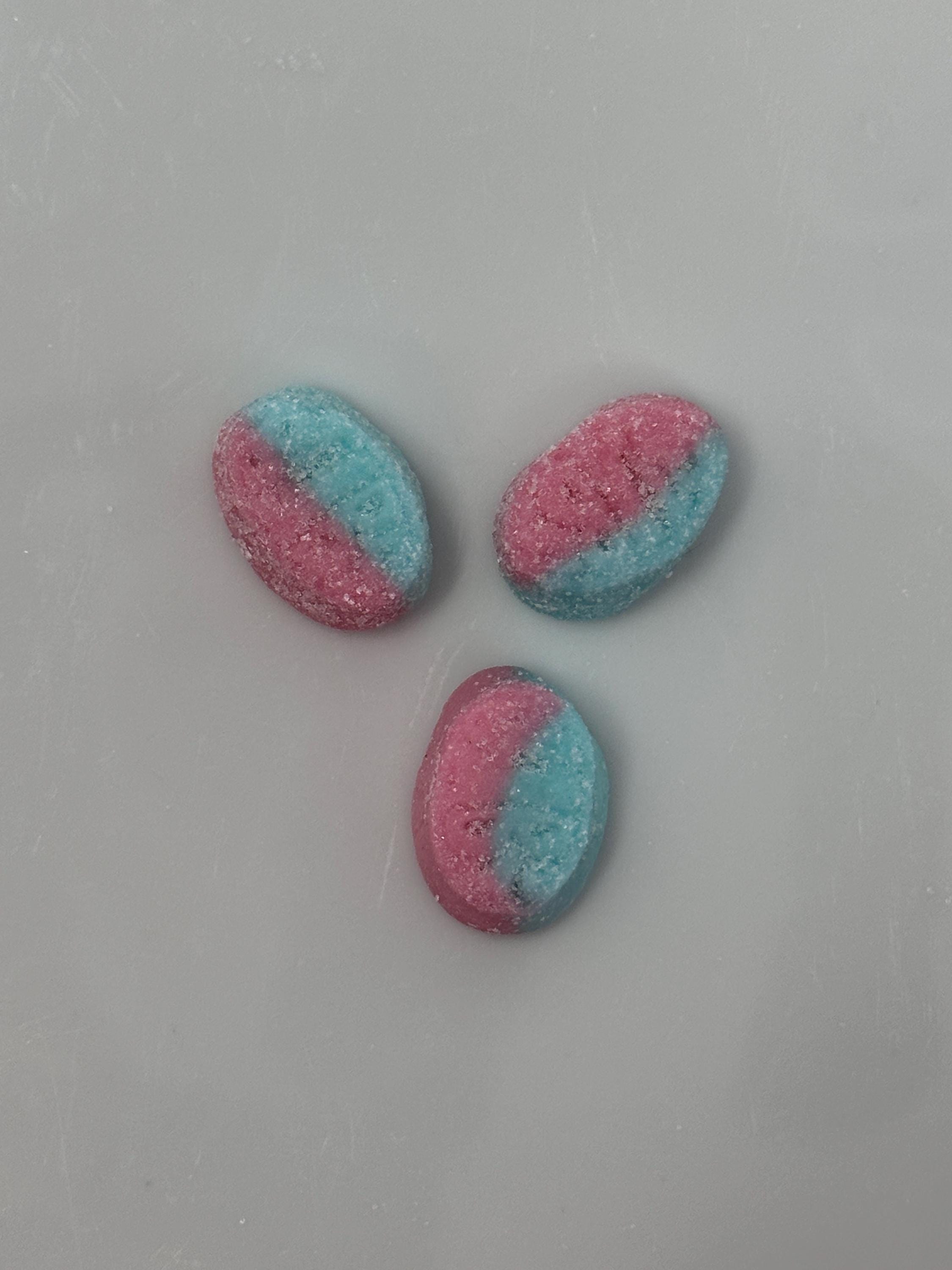 Bubs Mini Raspberry Blueberry Oval Swedish Candy Vegan Gummy Candy