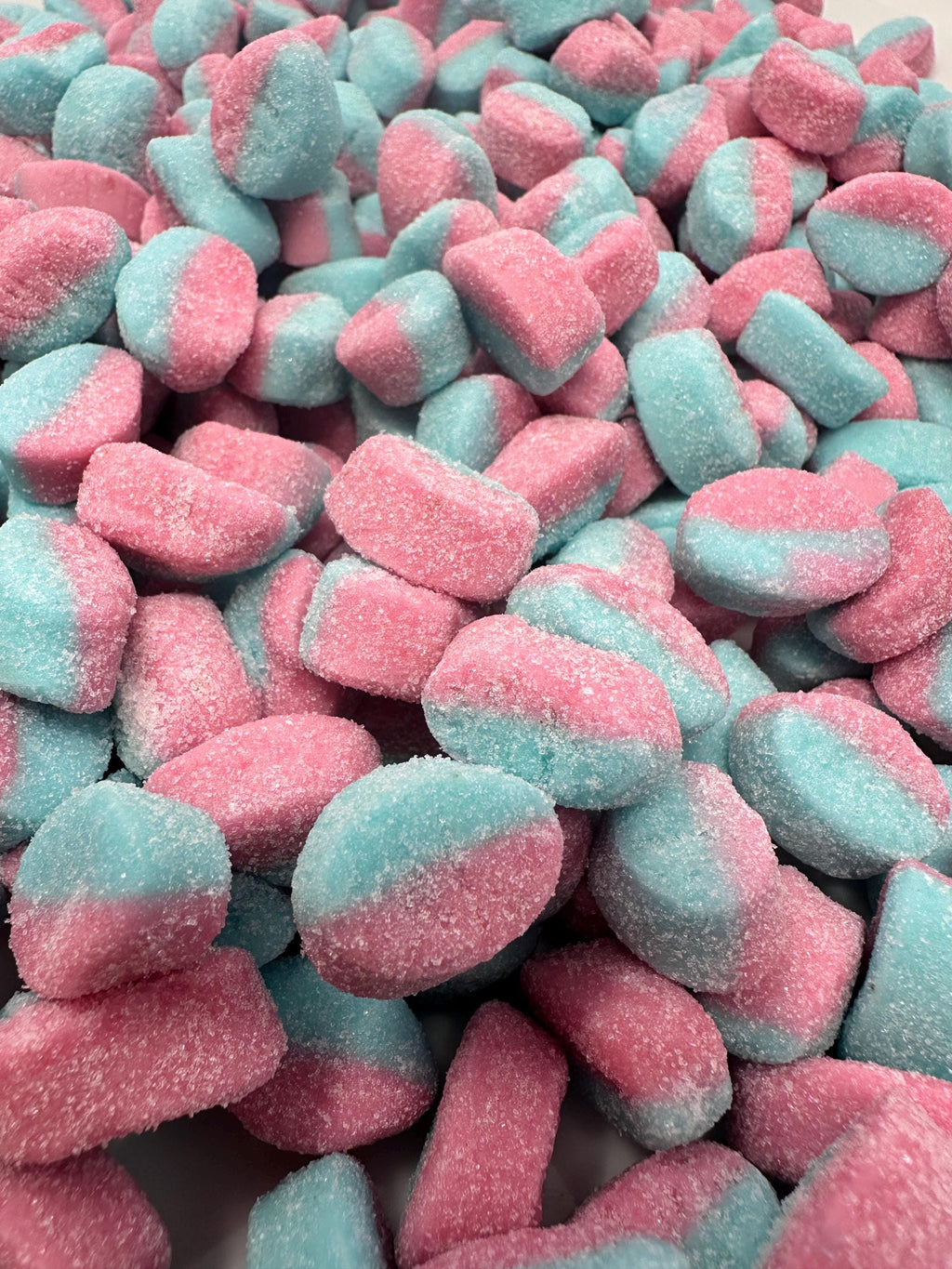 Bubs Mini Raspberry Blueberry Oval Swedish Candy Vegan Gummy Candy