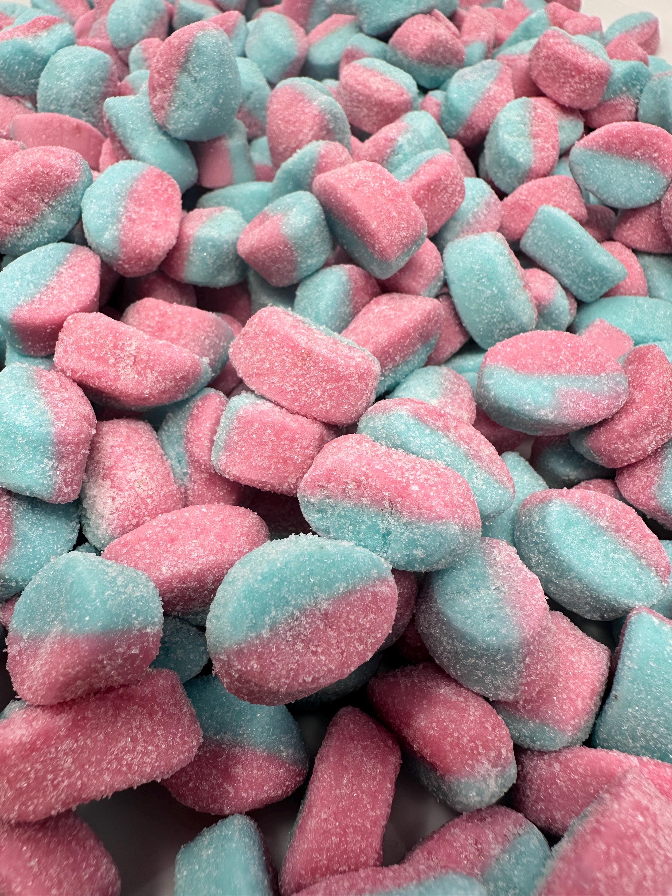 Bubs Mini Raspberry Blueberry Oval Swedish Candy Vegan Gummy Candy
