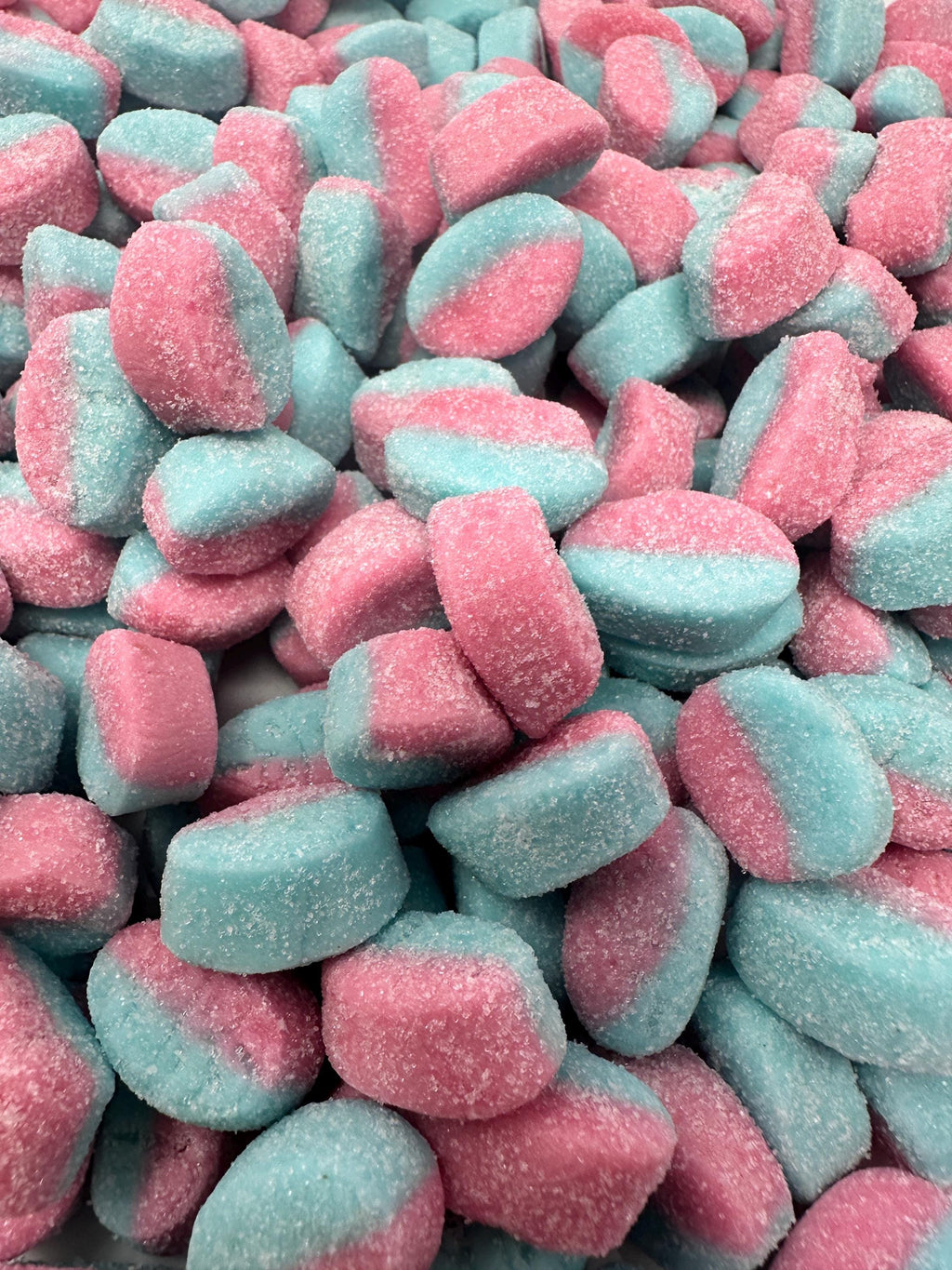 Bubs Mini Raspberry Blueberry Oval Swedish Candy Vegan Gummy Candy