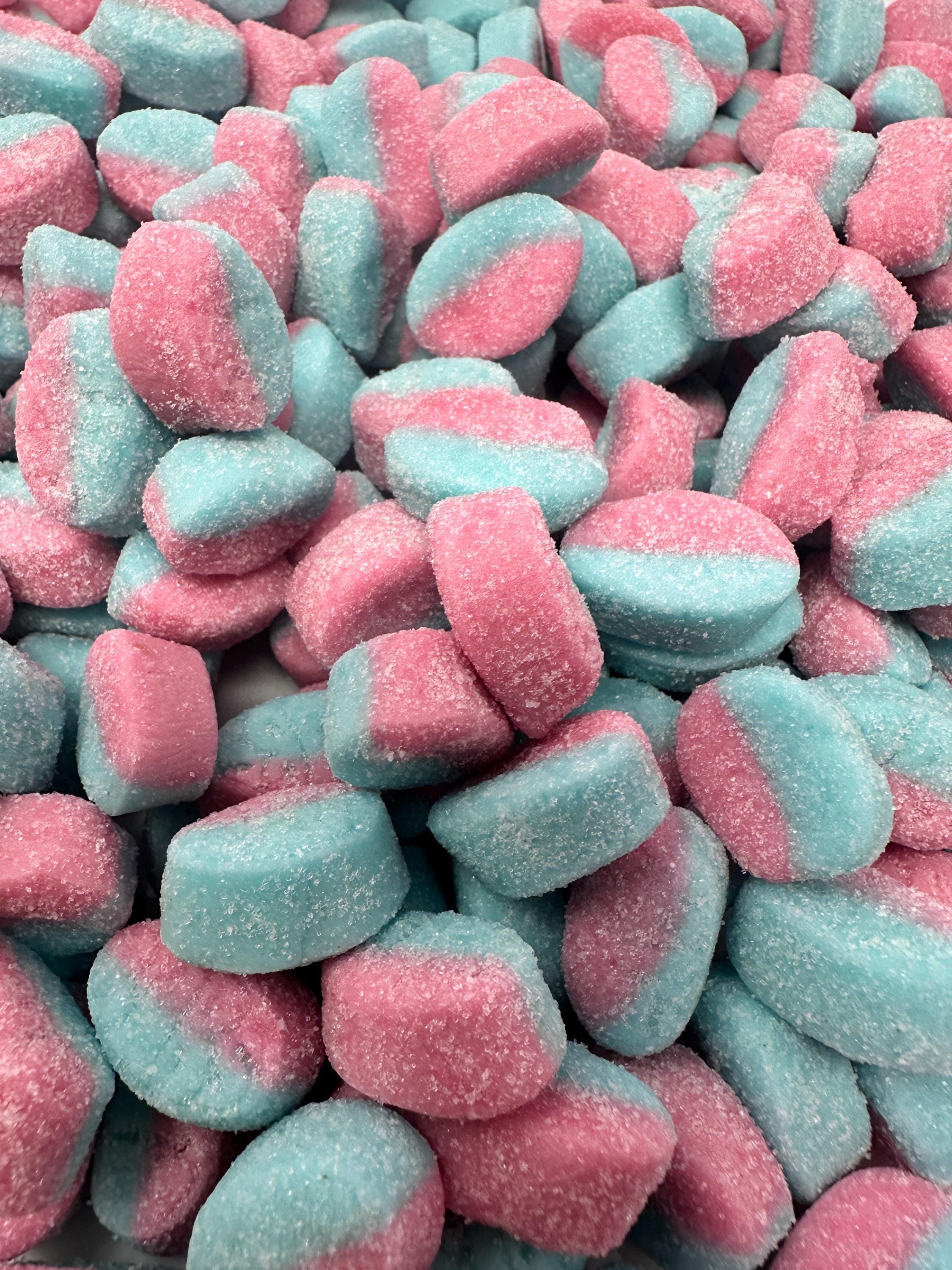 Bubs Mini Raspberry Blueberry Oval Swedish Candy Vegan Gummy Candy