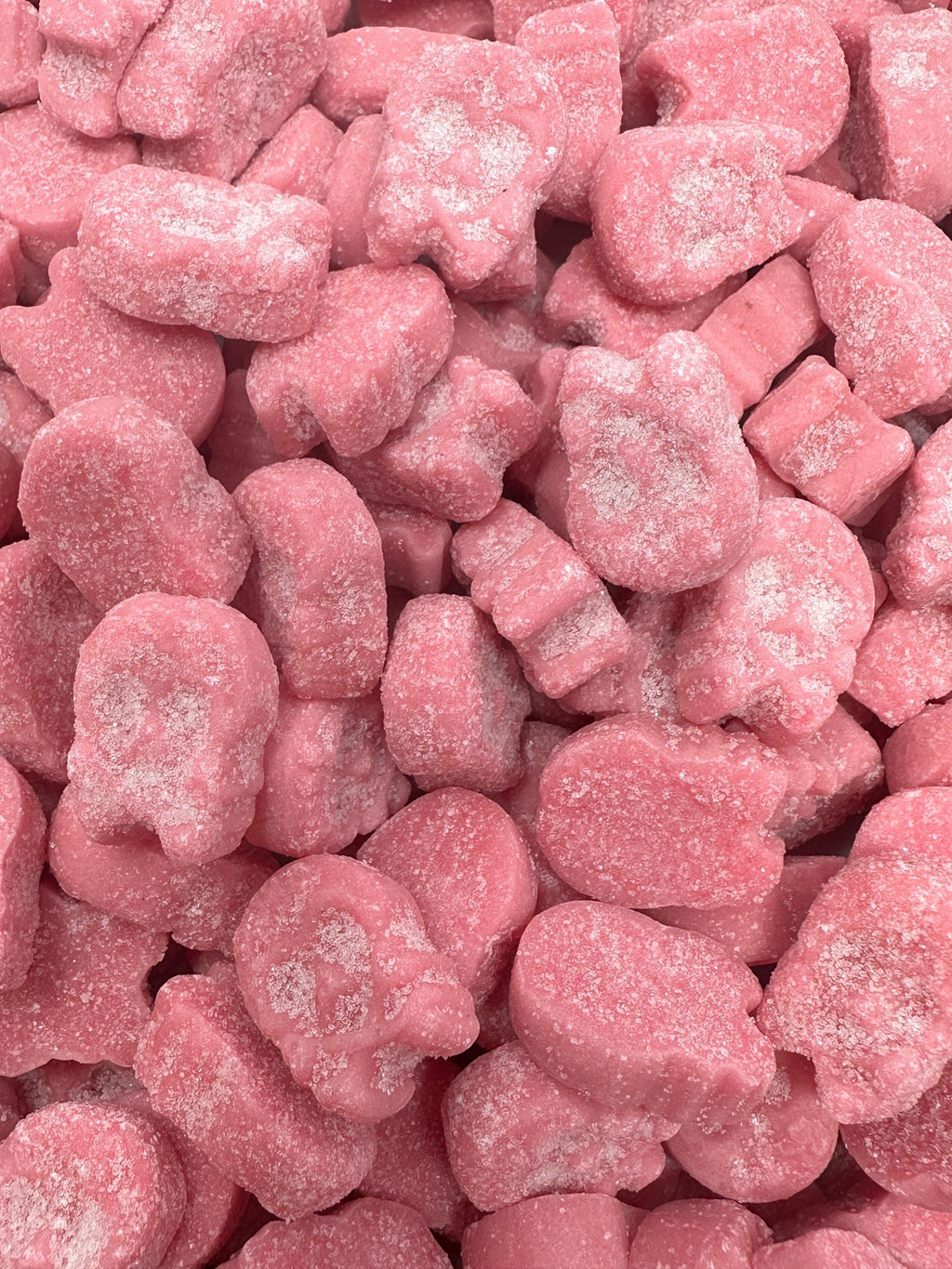 Bubs Mini Sour Raspberry Skulls Swedish Candy Vegan Gummy Candy