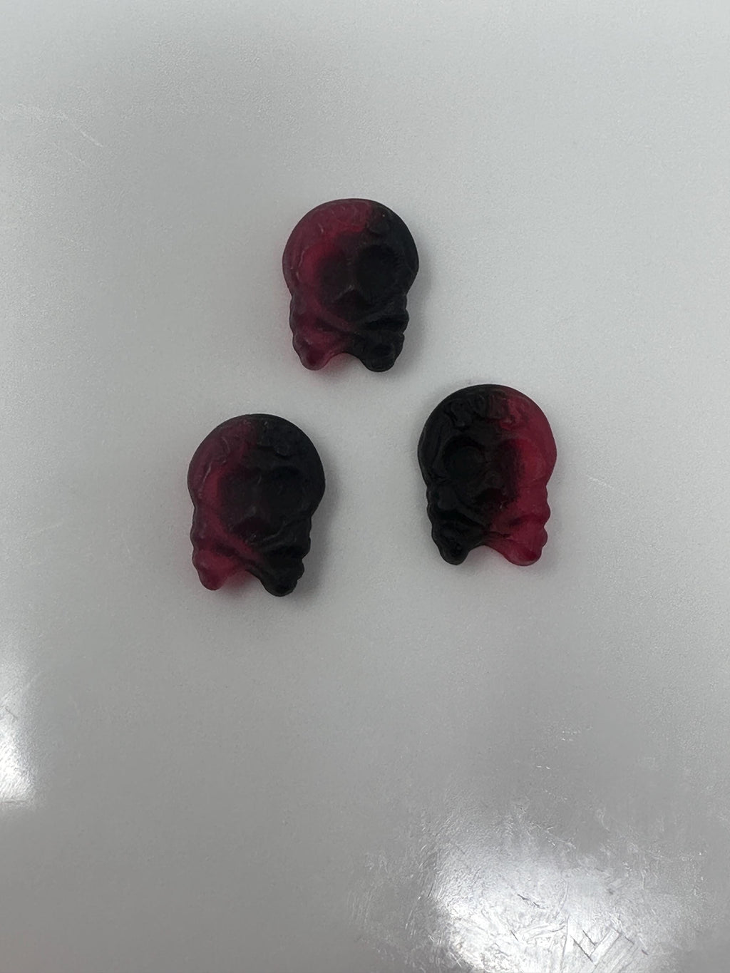 Bubs Mini Skulls Raspberry Licorice Swedish Candy Vegan Gummy Candy