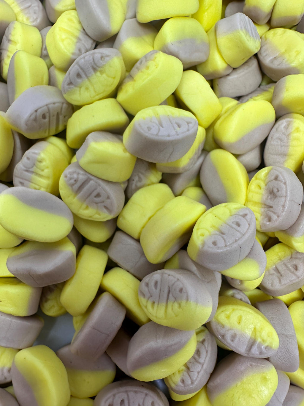 Bubs Mini Banana Toffee Oval Swedish Candy Vegan Gummy Candy