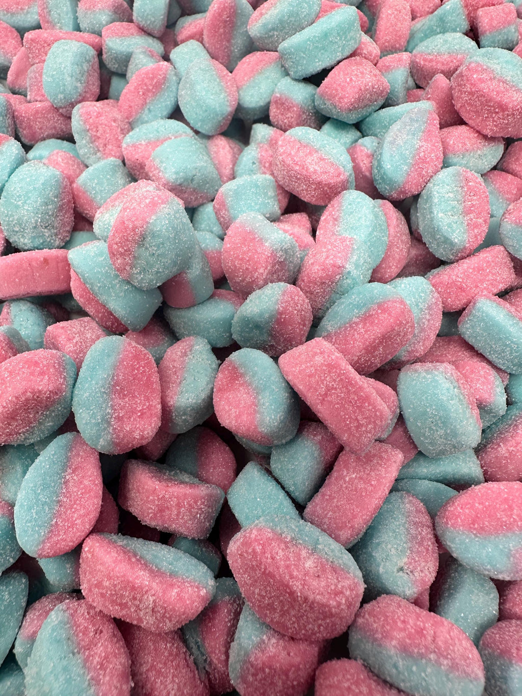 Bubs Mini Raspberry Blueberry Oval Swedish Candy Vegan Gummy Candy