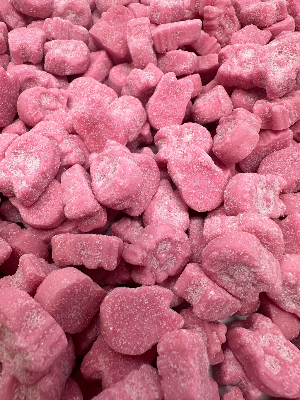 Bubs Mini Sour Raspberry Skulls Swedish Candy Vegan Gummy Candy