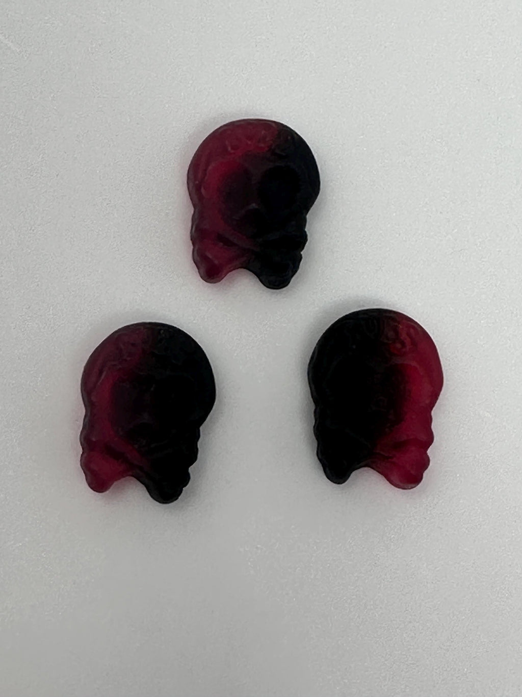 Bubs Mini Skulls Raspberry Licorice Swedish Candy Vegan Gummy Candy